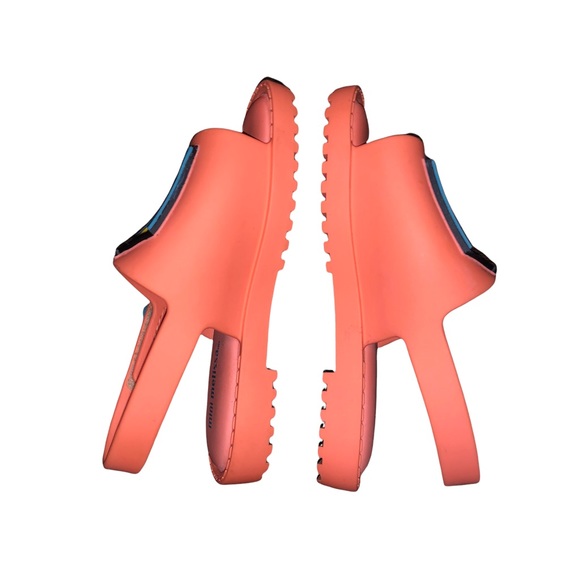 Mini Melissa Mia Fabula Butterfly and Caterpillar Coral Sandals - Picture 6 of 13